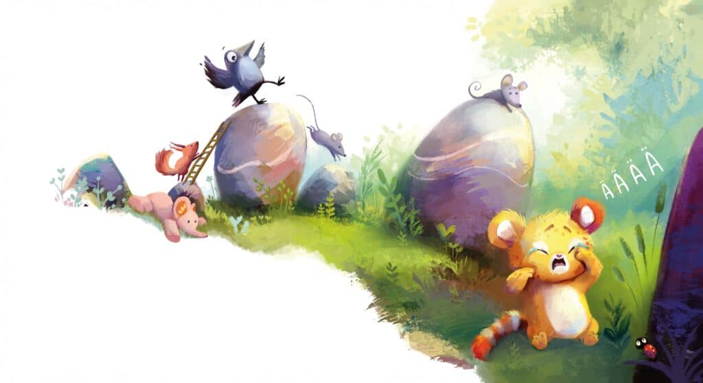 Tunnekasvatuksen voi aloittaa jo pienen lapsen kanssa. Miu-smoothie on Fanni Emotions -tuoteperheen yhteistyötuote.